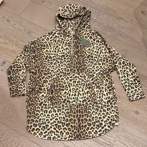 All Saints NWT Xonda Animal Print Hoodie Dress RP$155